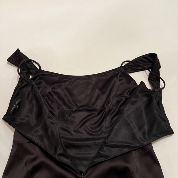 David Meister Cold Shoulder Cocktail Dress Black Sz14 - Picture 10 of 14